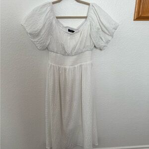 Vici Ivory Textured Blouse